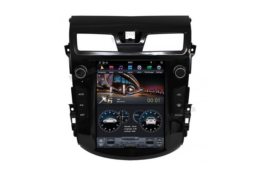 Nissan Teana 2012-2016 Tesla style 10.4 inch Android Car DVD Player 