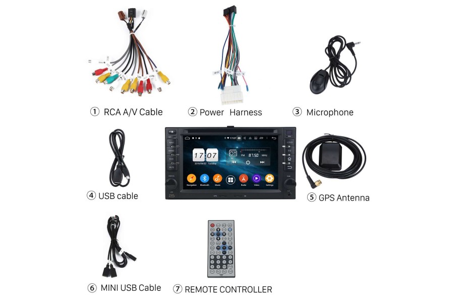 Kia sportage sorento ceed aftermarket radio upgrade carplay dab 