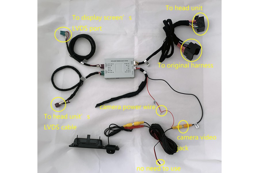 BMW CIC Aftermarket Rearview Camera System