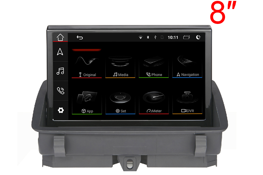 Audi Q3 2011-2018 radio upgrade Aftermarket Android Head Unit Navigation Car Stereo Carplay dab 