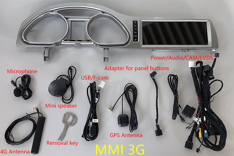Audi Q7(4L) LHD 2005-2015 Aftermarket retrofit Radio Upgrade carplay android 