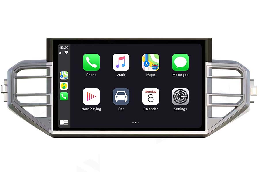 Toyota Tundra Sequoia 2022 13.3 inch aftermarket radio upgrade system carplay head unit