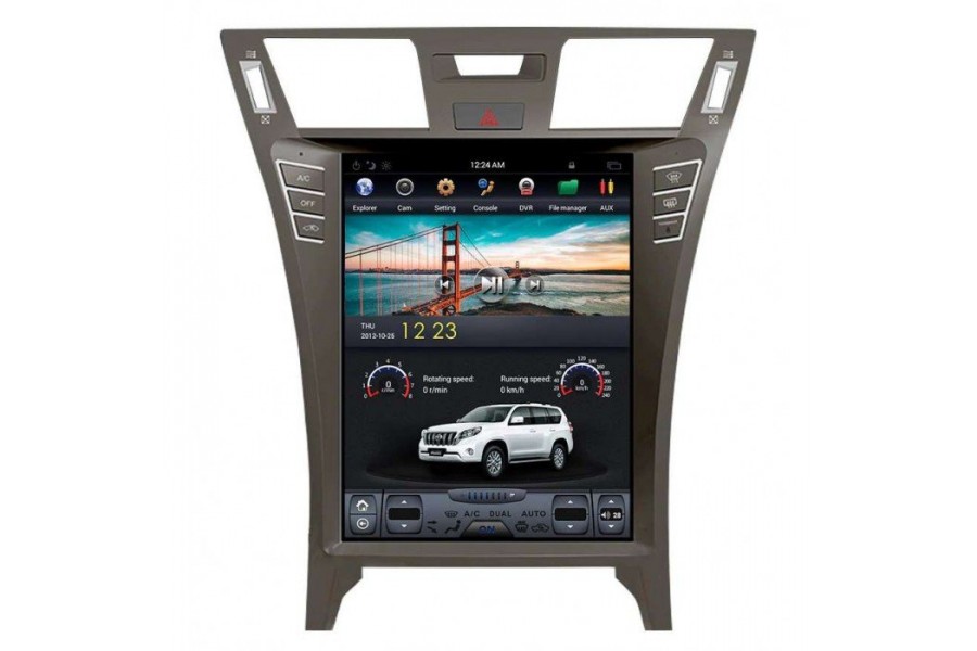 Tesla Style Lexus LS460 Android 12, 12.1 inch screen 4G/64G, built-in wireless carplay