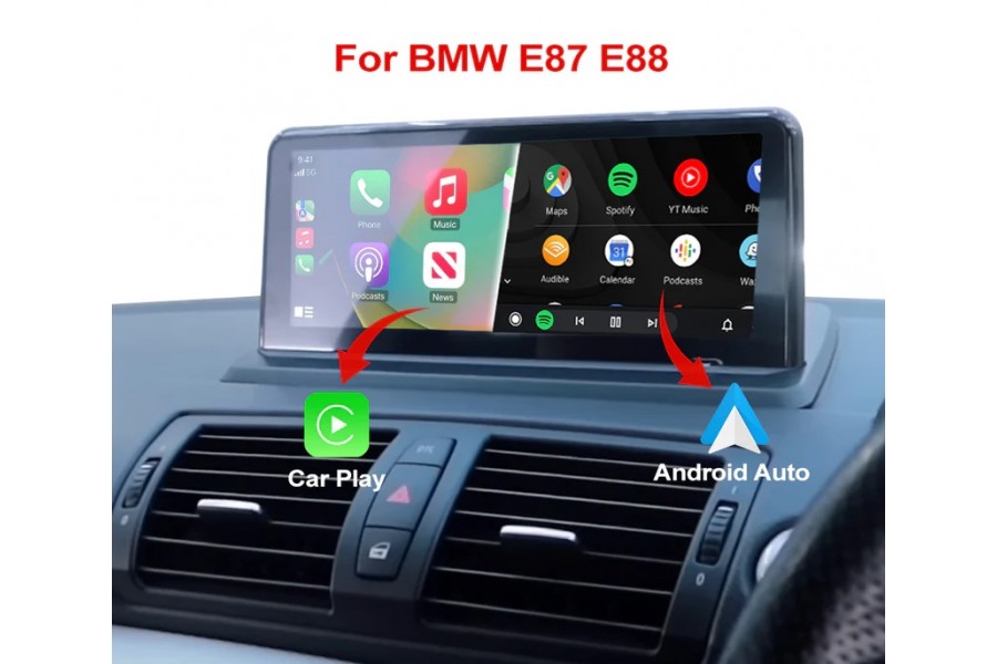 BMW 1 Series E87 E88 E81 E82 IPS Carplay Screen 10.25" Wireless Apple CarPlay Android Auto Carstereo