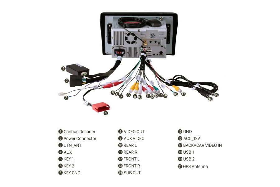 Fiat Stilo 2002-2010 Autoradio GPS Aftermarket Android Head Unit Navigation Car Stereo 