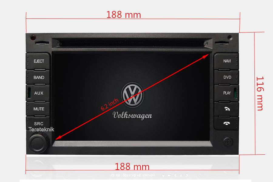 VW/Peugeot/Seat/Skoda/Ford Autoradio GPS Aftermarket Android Head Unit Navigation Car Stereo 