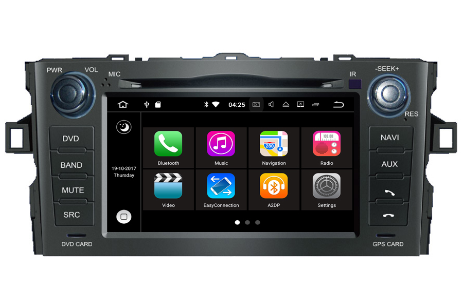 Toyota Auris 2007-2012 Autoradio GPS Aftermarket Android Head Unit Navigation Car Stereo 