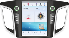 Hyundai IX25 10.4 inch Tesla Style Apple CarPlay Android Radio Upgrade